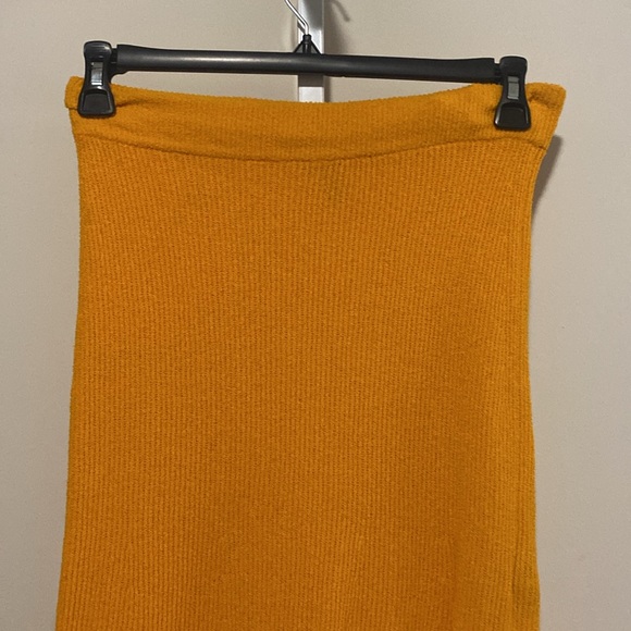 Rag & Bone Orange Midi Pencil Skirt - Picture 6 of 7